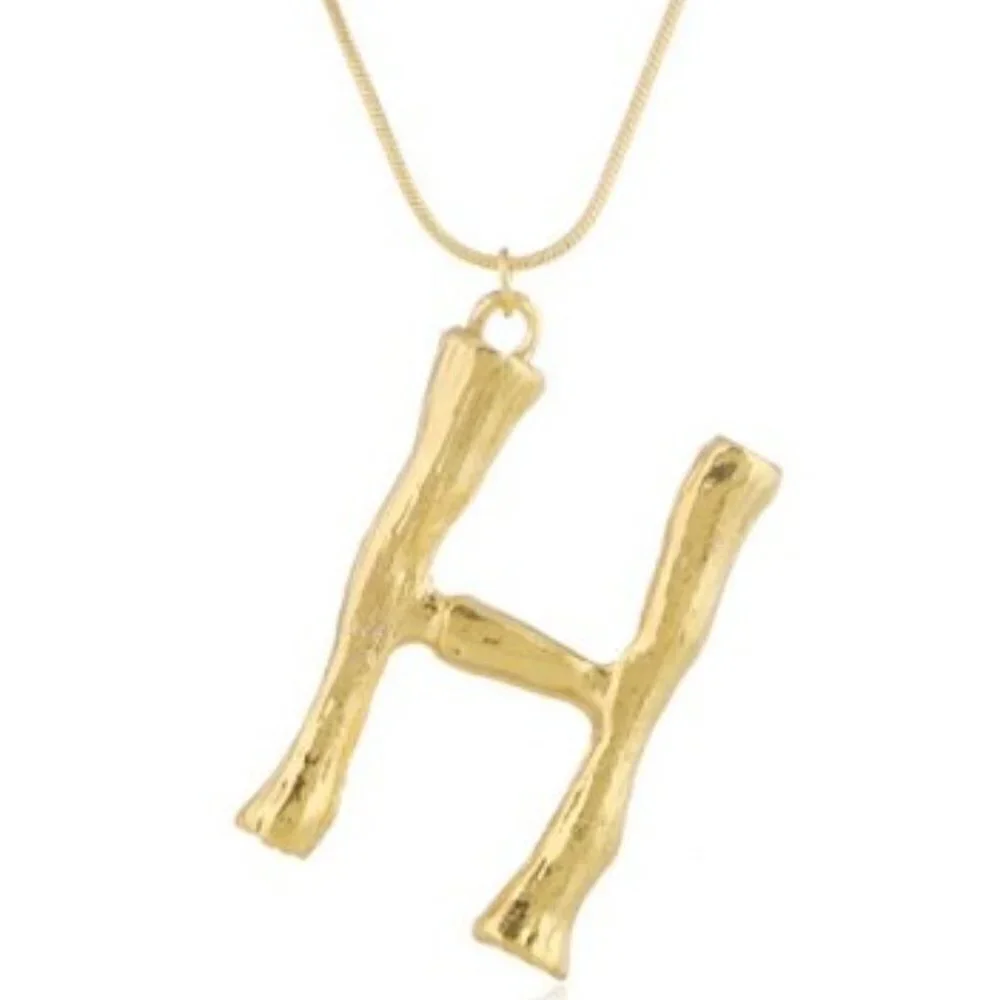 BOHO-CHIC INITIAL H NECKLACE 20 INCH